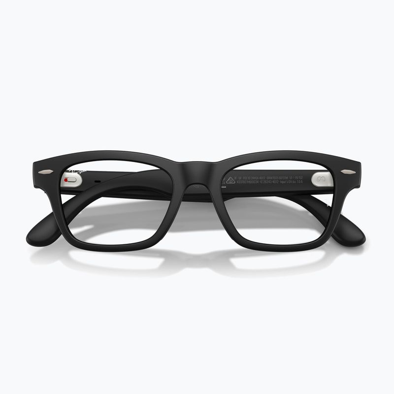 Glasses with a camera Ray-Ban Meta Burbank matte black/trs g.green 4