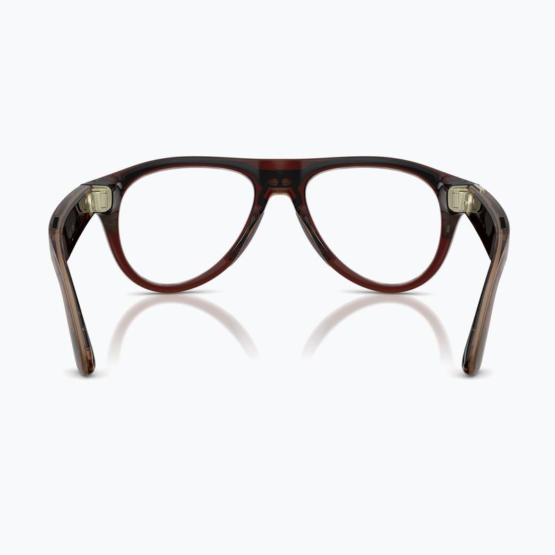 Glasses with a camera Ray-Ban Meta Aviator transp. umber/trs jade 3