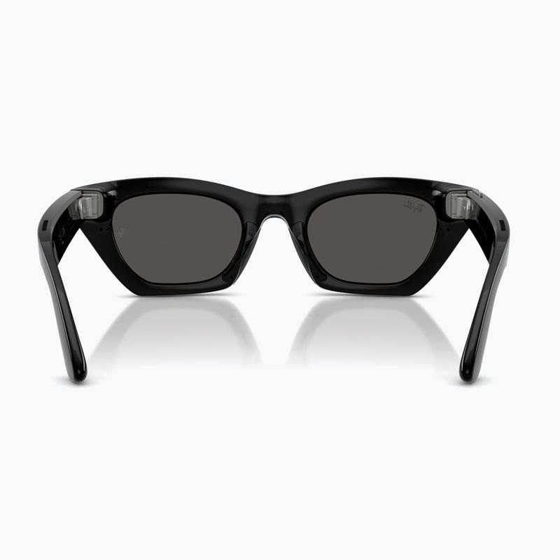 Glasses with a camera Ray-Ban Meta Zena shiny black/grey 3