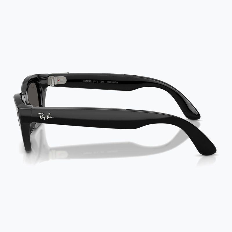 Glasses with a camera Ray-Ban Meta Zena shiny black/grey 5