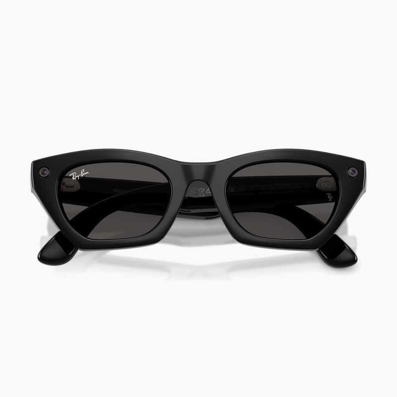 Glasses with a camera Ray-Ban Meta Zena shiny black/grey 6