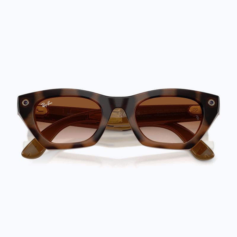 Glasses with a camera Ray-Ban Meta Zena havana/gradient brown 6