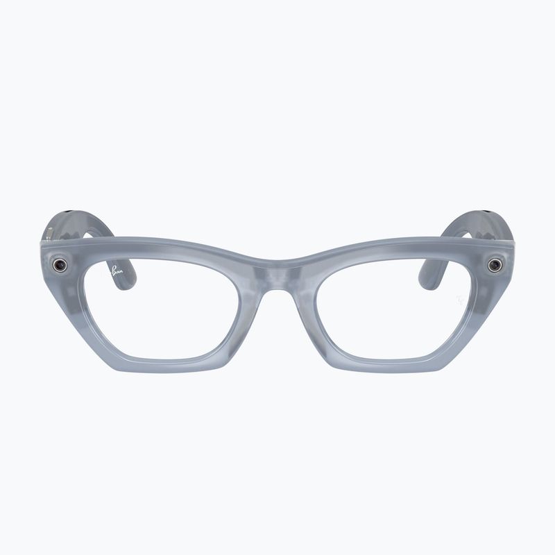 Glasses with a camera Ray-Ban Meta Zena milky grey lilac/trs copper 2