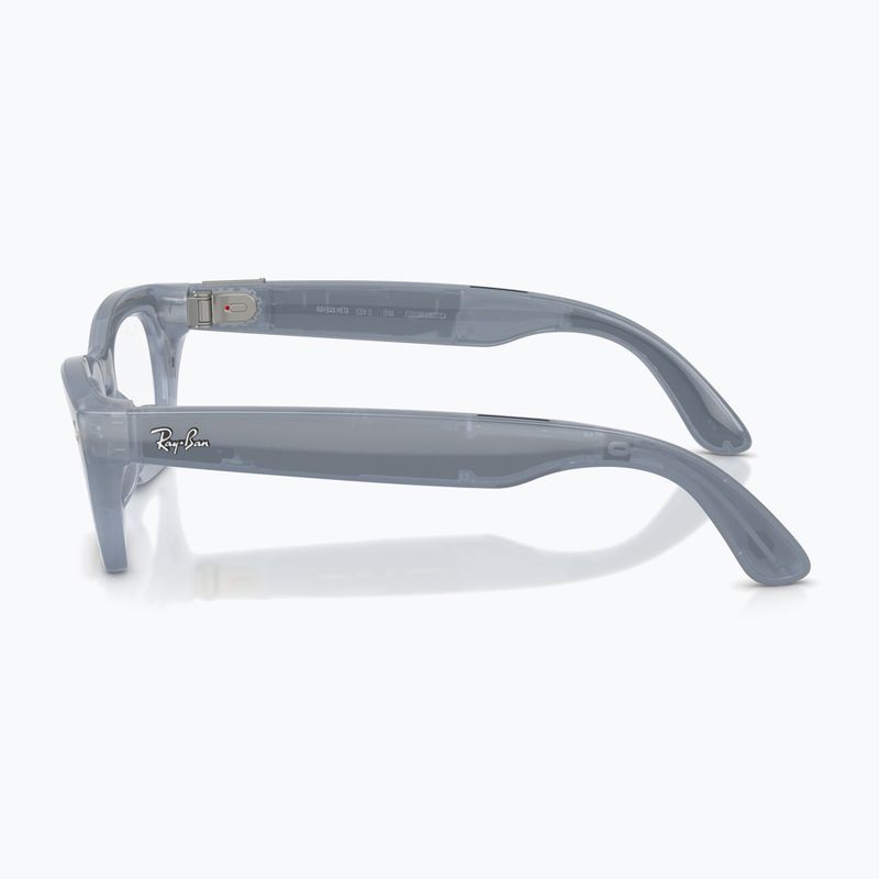 Glasses with a camera Ray-Ban Meta Zena milky grey lilac/trs copper 5