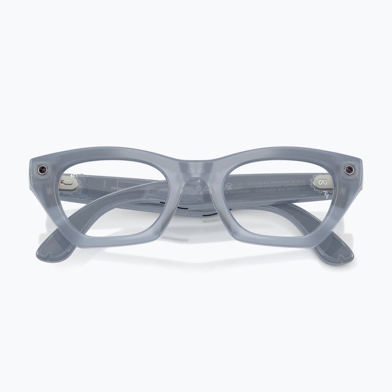 Glasses with a camera Ray-Ban Meta Zena milky grey lilac/trs copper 6