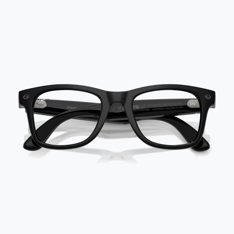 Glasses with a camera Ray-Ban Meta Wayfarer shiny black/trs grey 3