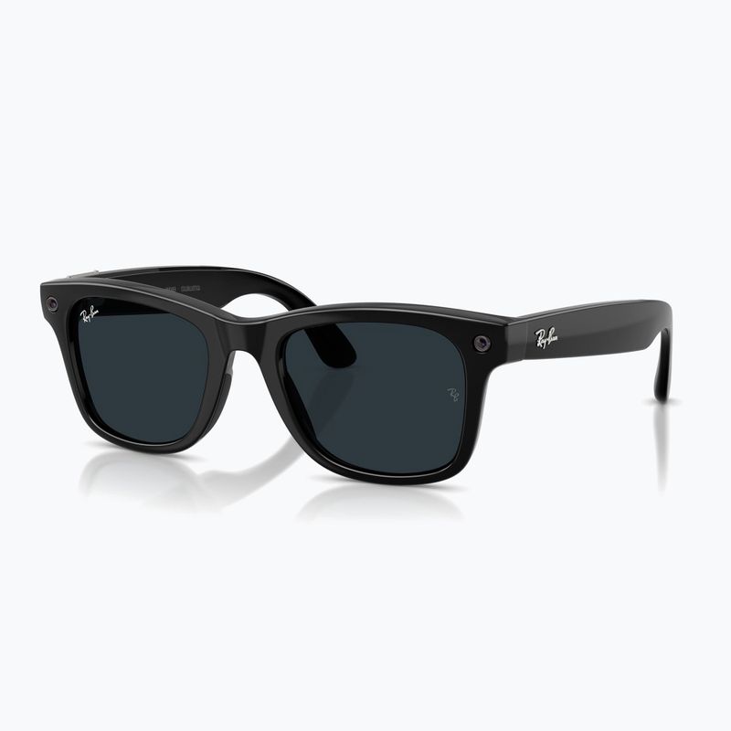Glasses with a camera Ray-Ban Meta Wayfarer shiny black/trs grey 7