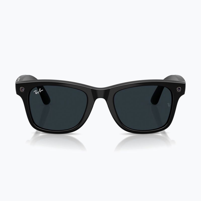 Glasses with a camera Ray-Ban Meta Wayfarer shiny black/trs grey 8