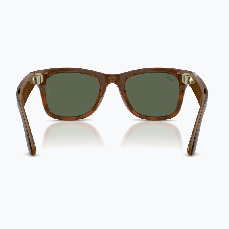 Glasses with a camera Ray-Ban Meta Wayfarer havana/g15 green 3