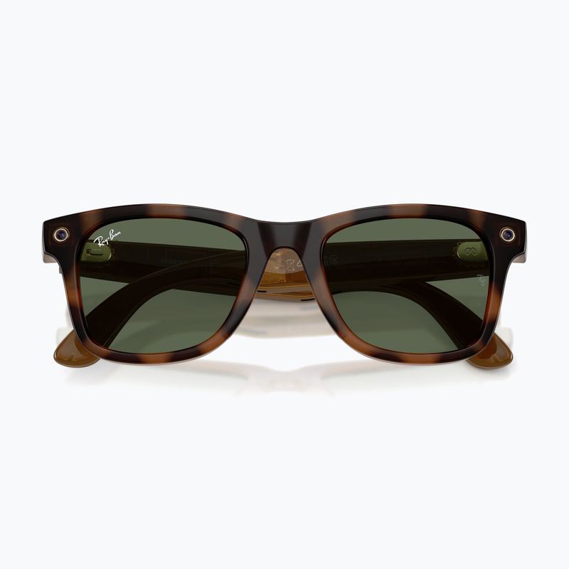 Glasses with a camera Ray-Ban Meta Wayfarer havana/g15 green 6