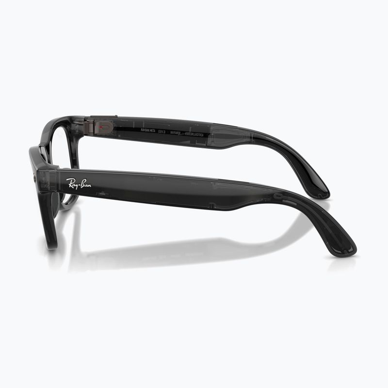 Glasses with a camera Ray-Ban Meta Wayfarer transp. black/trs aquamarine 5