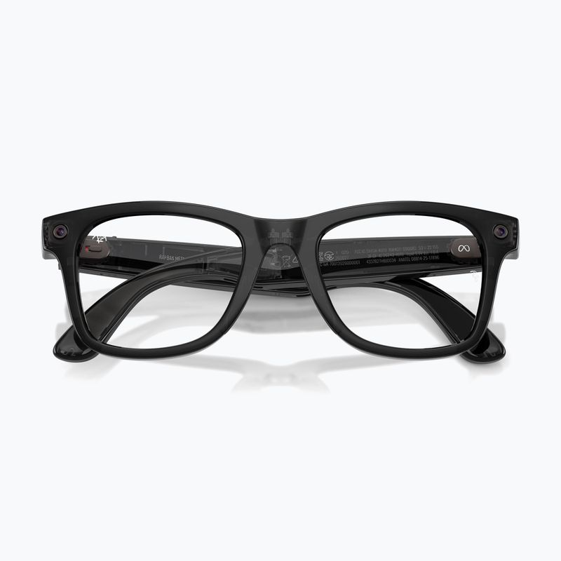 Glasses with a camera Ray-Ban Meta Wayfarer transp. black/trs aquamarine 6
