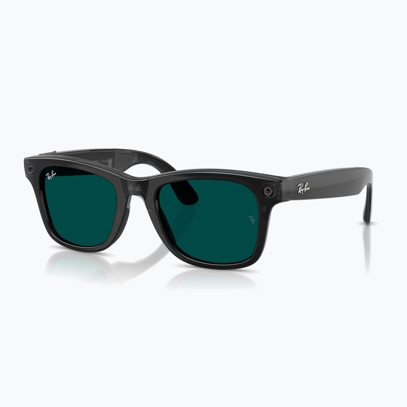 Glasses with a camera Ray-Ban Meta Wayfarer transp. black/trs aquamarine 7