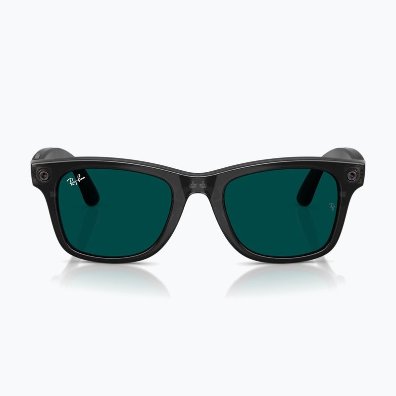 Glasses with a camera Ray-Ban Meta Wayfarer transp. black/trs aquamarine 8