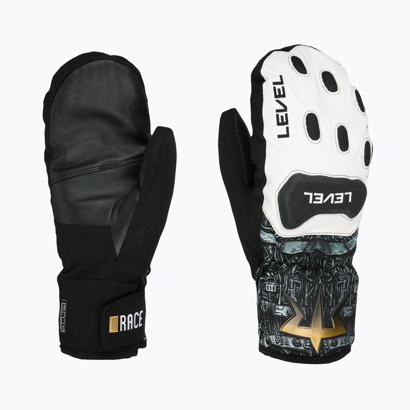 Ski gloves Level Race Replica Mitt pk white