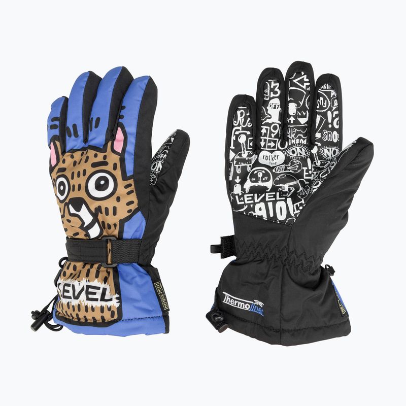 Level junior wood ski gloves