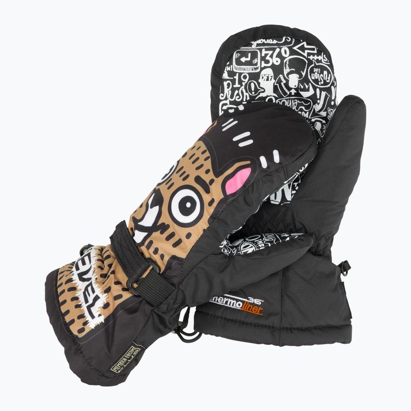 Level Junior Mitt wood ski glove