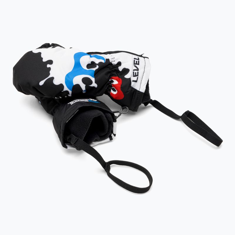 Level Lucky Mitt children's ski gloves pk white 6