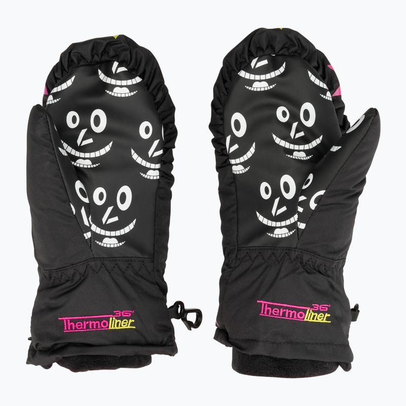 Level Lucky Mitt ninja pink children's ski gloves 2