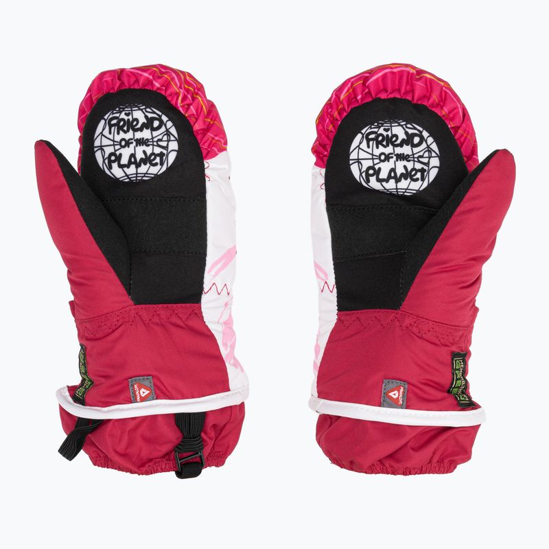Level Animal children's ski gloves pk bordeaux 3