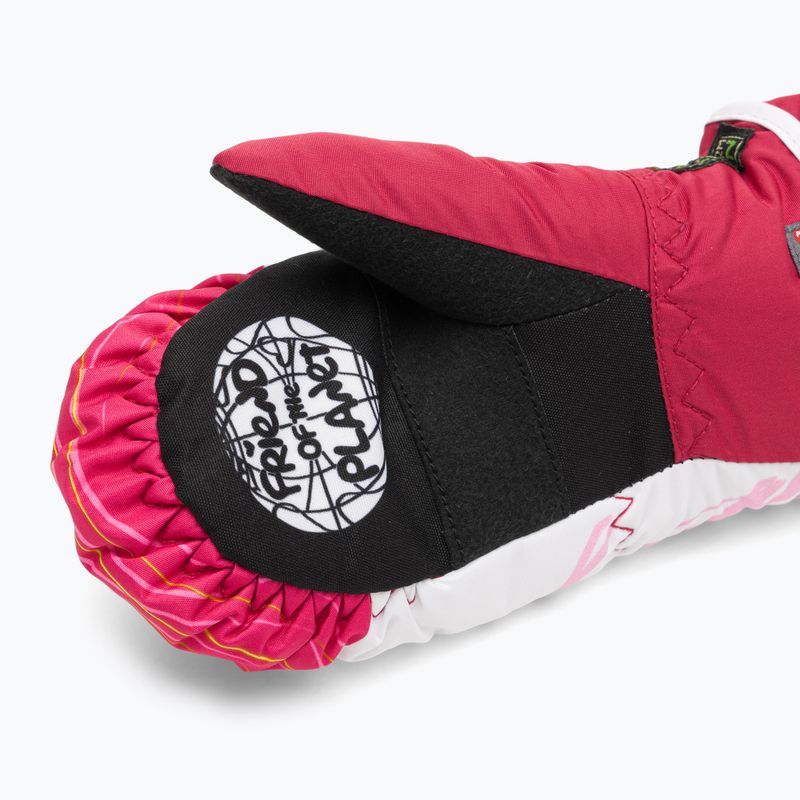 Level Animal children's ski gloves pk bordeaux 4