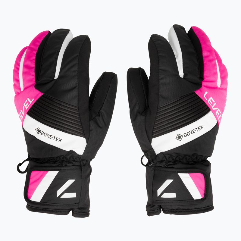 Level Neo JR children's ski glove Gore-Tex fucsia 3