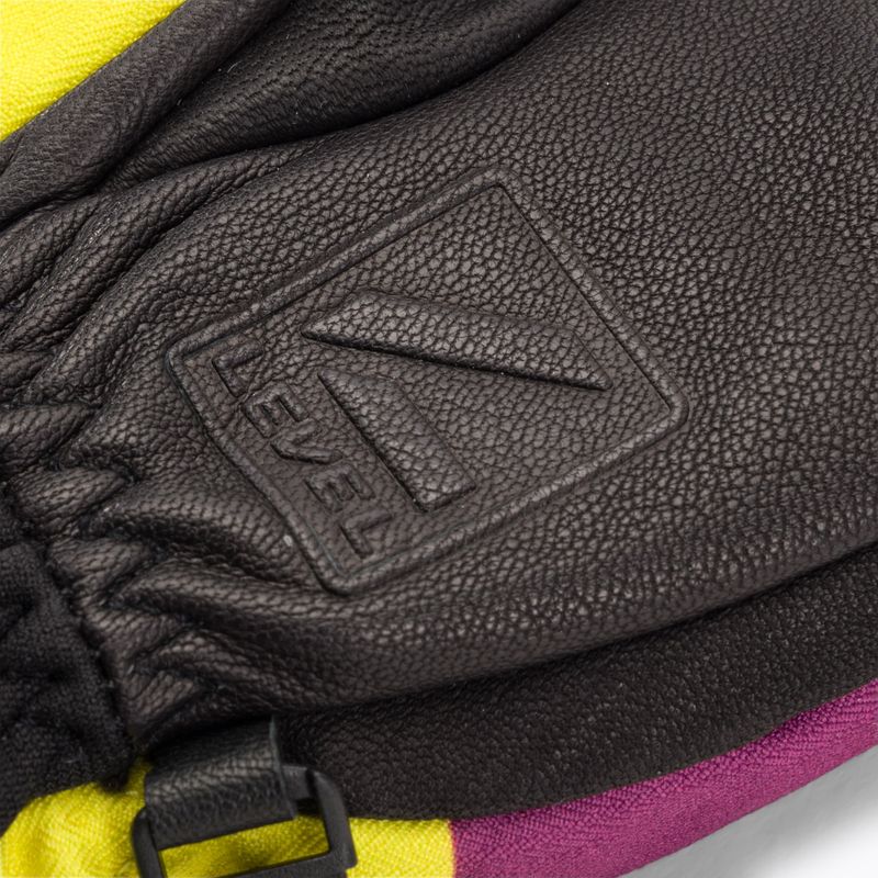 Level Vertigo Mitt Teen pk rainbow children's ski glove 5