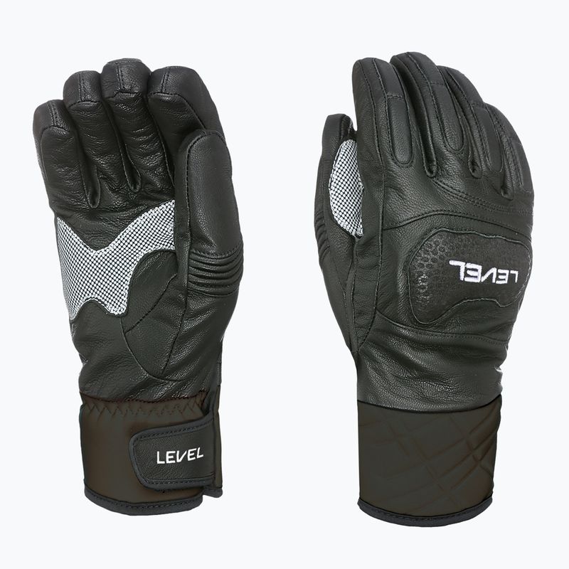 Level Race ski gloves black