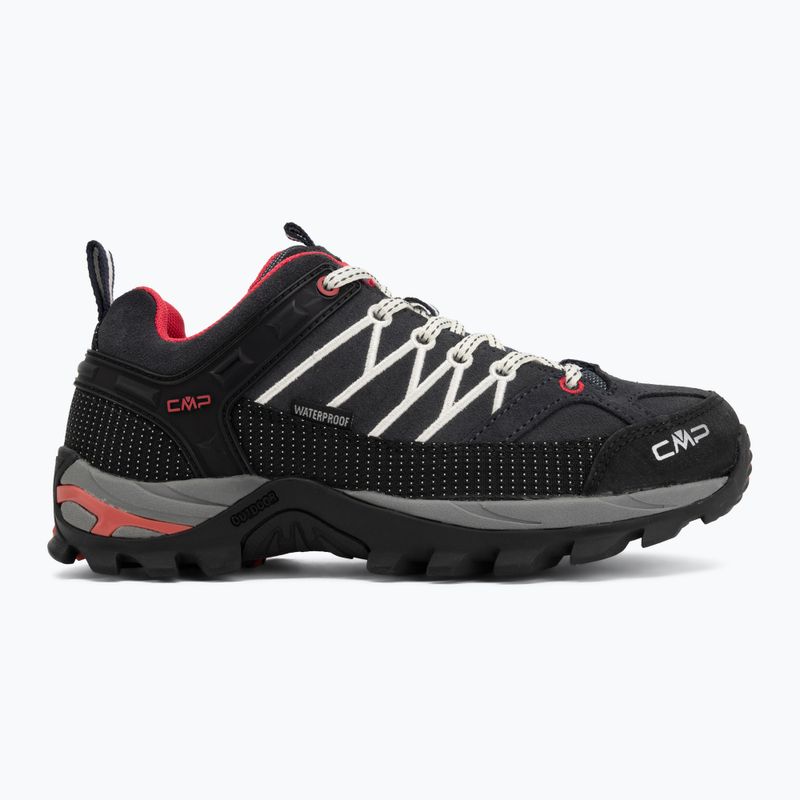 Women's trekking boots CMP Rigel Low Wp antracite/off white 2