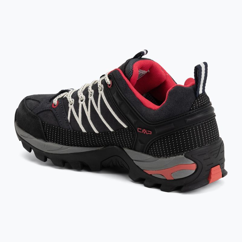 Women's trekking boots CMP Rigel Low Wp antracite/off white 3