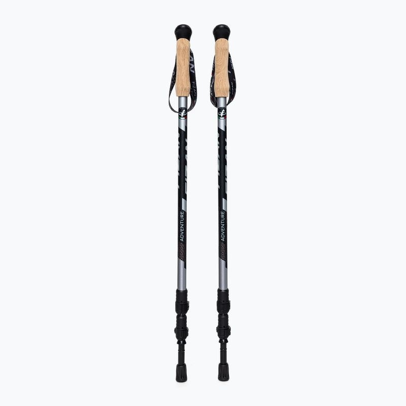 Fizan Adventure trekking poles grey S20 7503 6