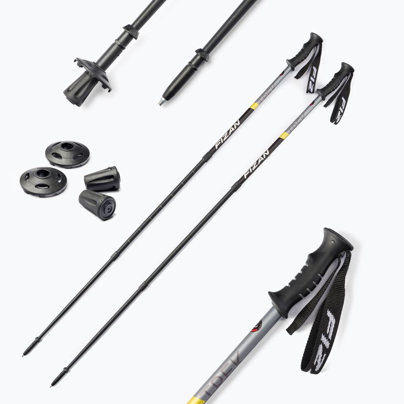 Fizan Trek trekking poles yellow S20 7514 7