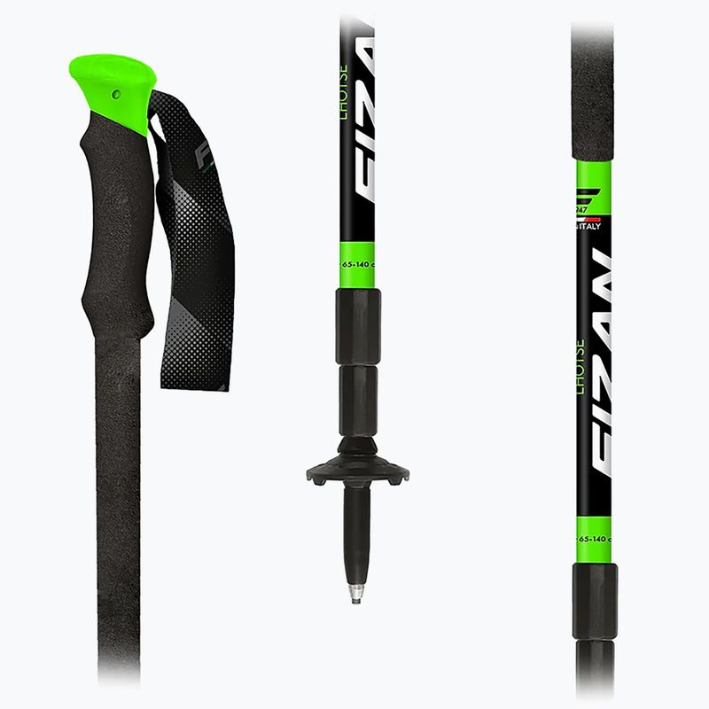 Fizan Lhotse green S20 7506 trekking poles 2