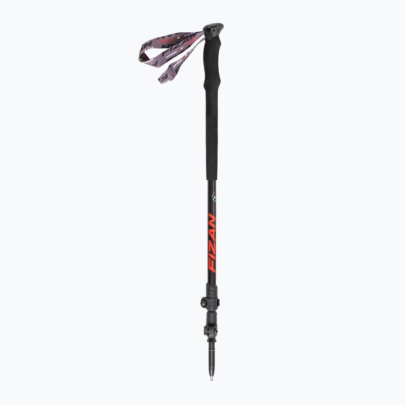 Fizan Elbrus trekking poles black-red S20 7507 2