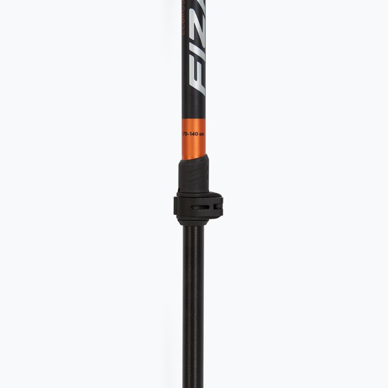 Fizan Elbrus trekking poles black-red S20 7507 4