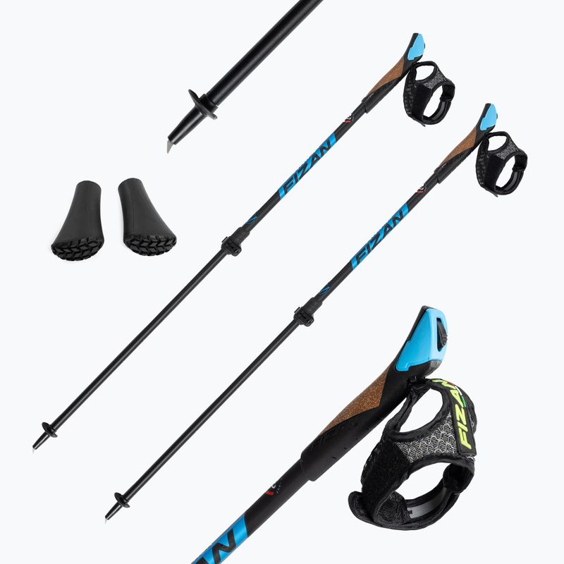 Fizan Revolution nordic walking poles blue S20 7530 7