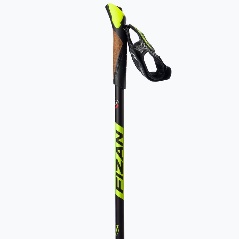 Fizan Revolution yellow Nordic walking poles S20 7531 2