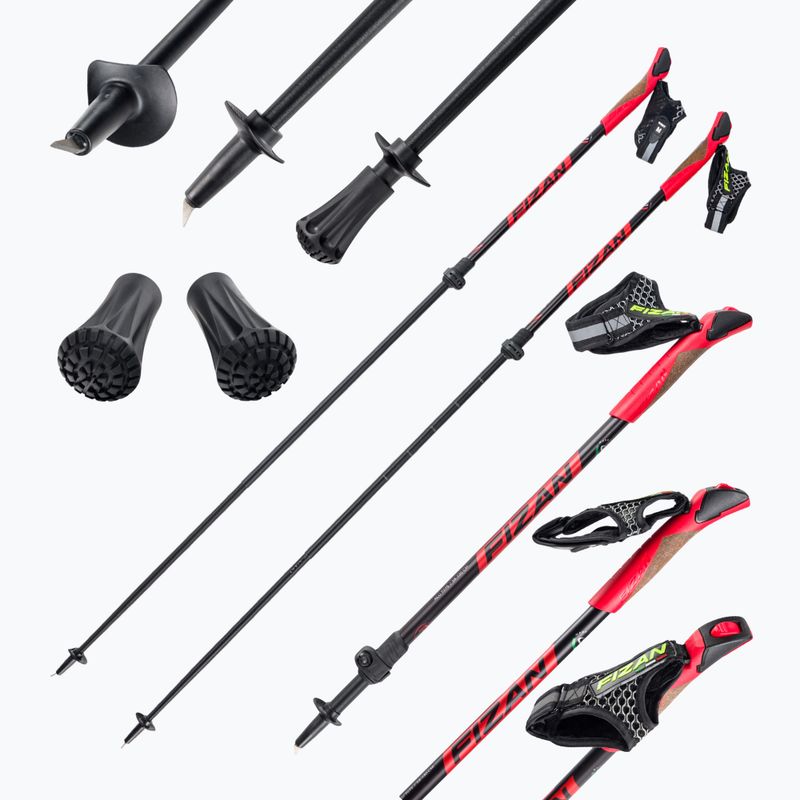 Fizan Revolution PRO red S22 7532 Nordic walking poles 5