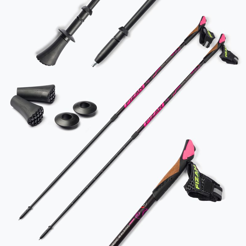 Fizan Speed nordic walking poles pink S20 7523 6