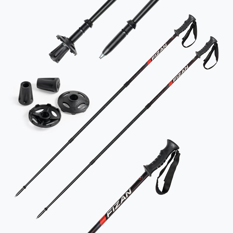 Fizan Trek trekking poles red S22 7513 4