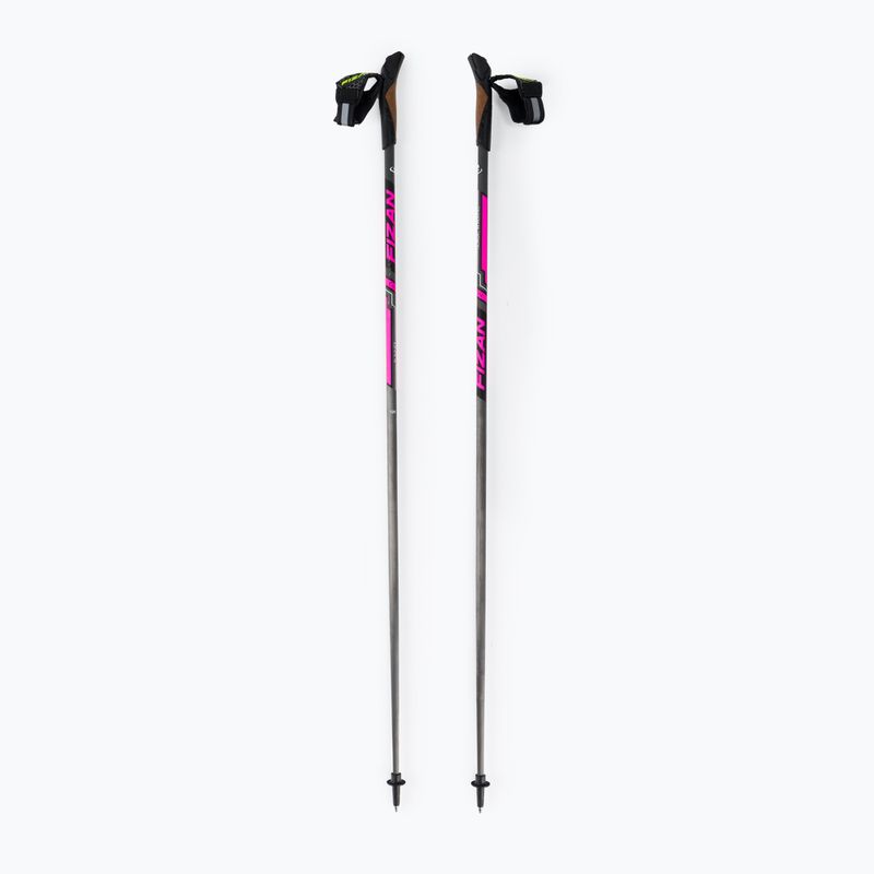 Fizan Runner nordic walking poles black/pink S22 CA06