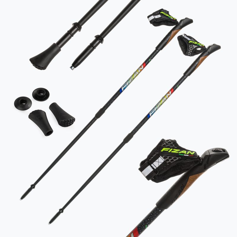 Fizan Speed Junior children's Nordic walking poles black S22 7526 5