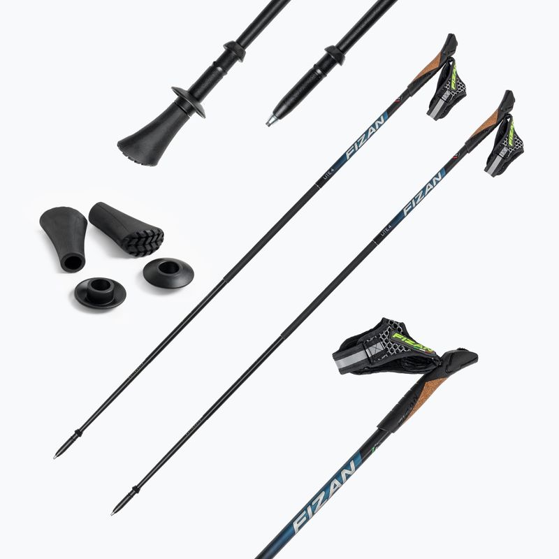 Fizan Lite 4 blue Nordic walking poles S22 7110 4