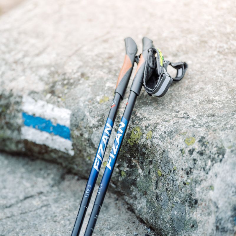 Fizan Lite 4 blue Nordic walking poles S22 7110 5