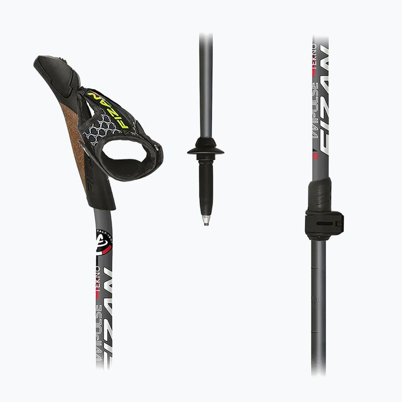 Fizan Tecno Impulse nordic walking poles grey S23 7511 2
