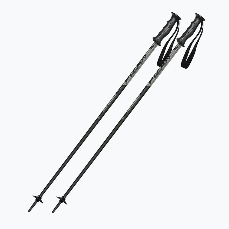 Fizan Storm Jr children's ski poles grey 5