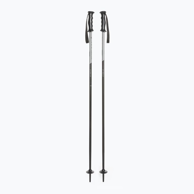 Fizan Storm Jr children's ski poles grey