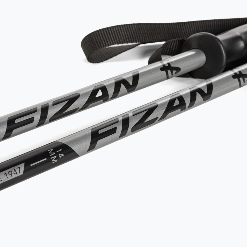 Fizan Storm Jr children's ski poles grey 4
