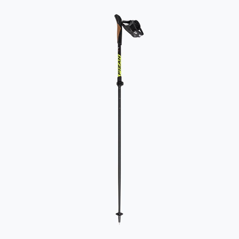 Fizan Tecno Race nordic walking poles yellow/grey 2