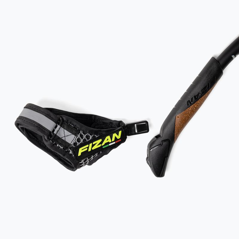 Fizan Carbon 3K Impulse red/grey Nordic walking poles 3